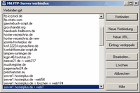 FTP Verbindungsliste vom Total Commander